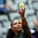 Serena Williams serves the ball to Christina McHale during the Italian Open tournament in Rome on May 12, 2016.
FILIPPO MONTEFORTE/AFP/Getty Images